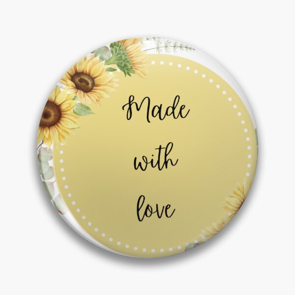 Item preview, Made with love sunflower designed and sold by MrsHouses.