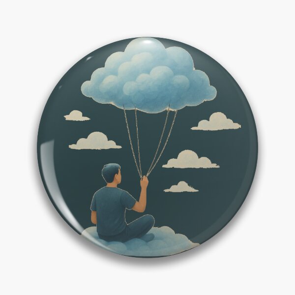 Item preview, Dream Chaser Sitting on Cloud T-Shirt | Aesthetic Peaceful Sky Tee designed and sold by KDesignCrafts.