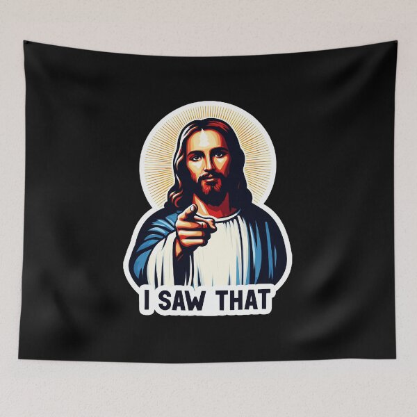Item preview, I Saw That Jesus Meme  designed and sold by shizuemur.