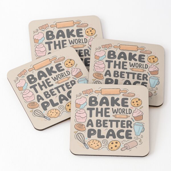 Item preview, Bake the World a Better Place designed and sold by xmoudx.