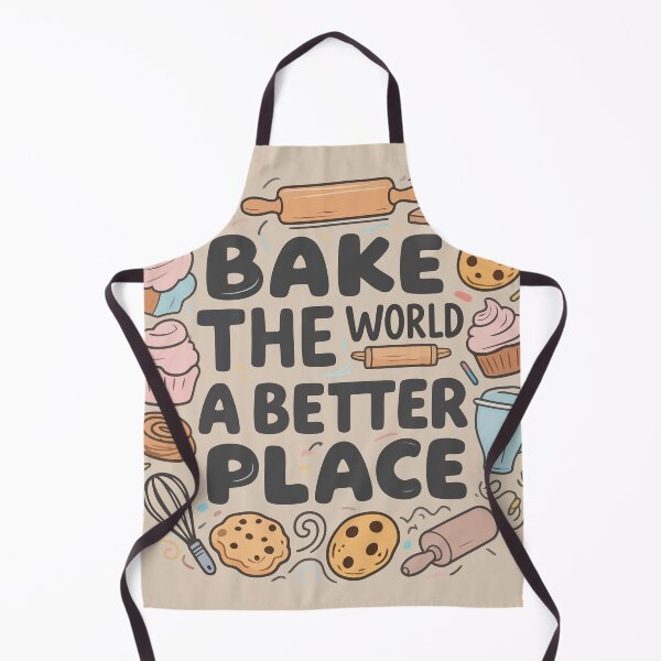 Item preview, Bake the World a Better Place designed and sold by xmoudx.