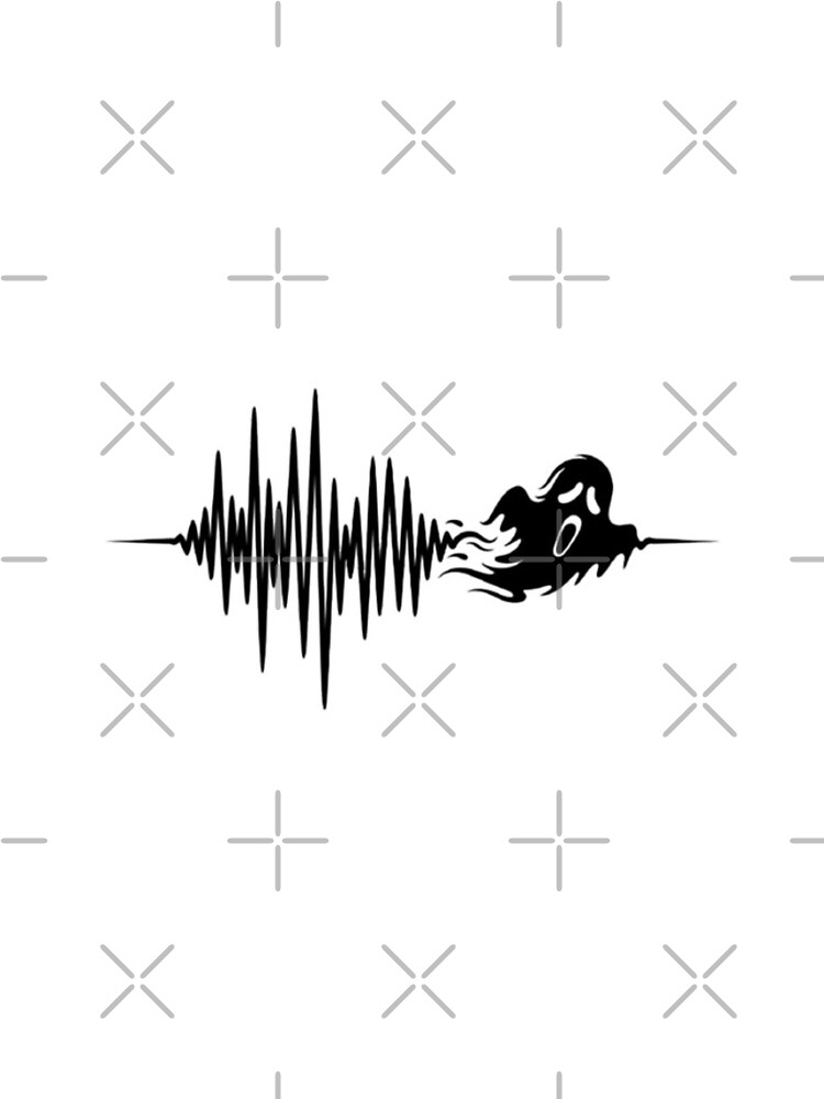 Thumbnail 4 of 4, iPhone Case, Ghost Soundwave designed and sold by InkFool.