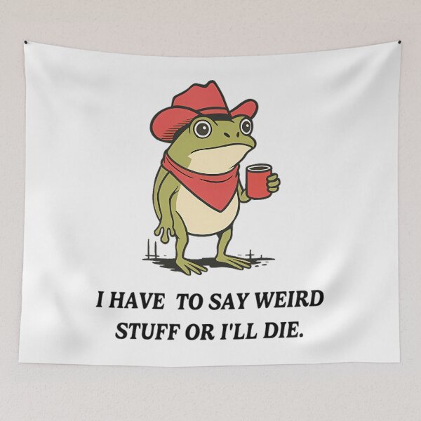 Item preview, Vintage Quote Humor 90s Frog Style Funny Silly designed and sold by JackyEstera.