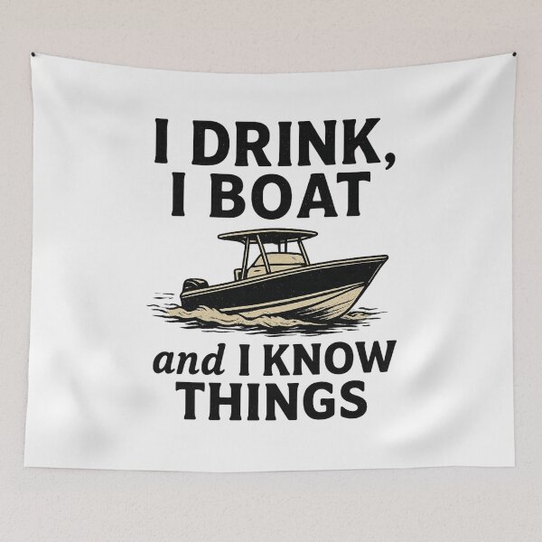 Item preview, I Drink Boat and Know Things designed and sold by ChristinasMess.