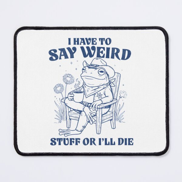 Item preview, Funny Humor Frog Silly Quote 90s Style Vintage designed and sold by JackyEstera.