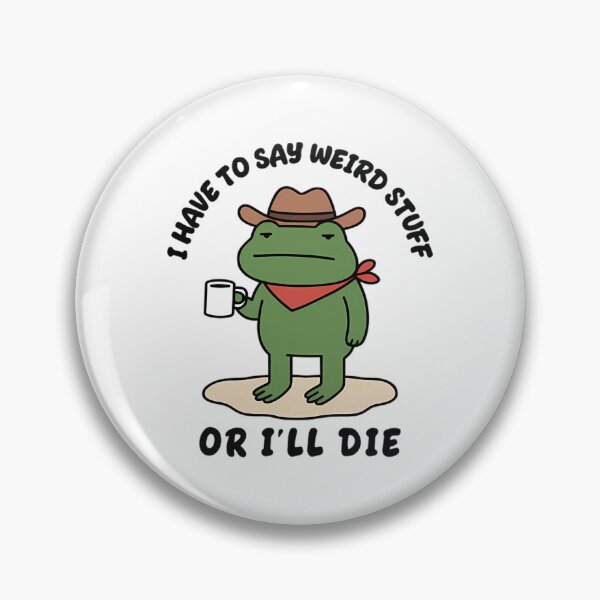 Item preview, 90s Humor Frog Vintage Style Quote Silly Funny designed and sold by JackyEstera.