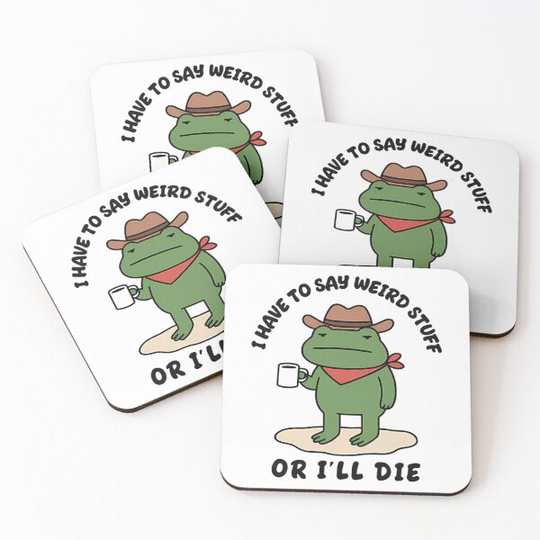 Item preview, 90s Humor Frog Vintage Style Quote Silly Funny designed and sold by JackyEstera.