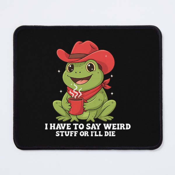 Item preview, Frog Humor 90s Silly Funny Vintage Style Quote designed and sold by JackyEstera.