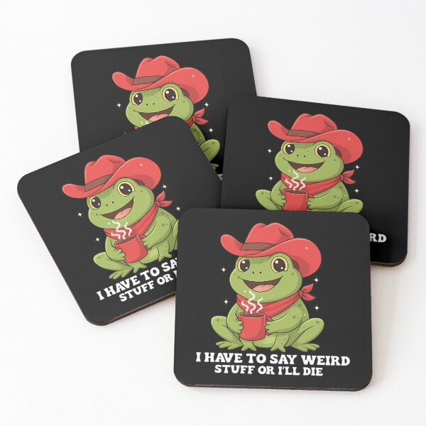 Item preview, Frog Humor 90s Silly Funny Vintage Style Quote designed and sold by JackyEstera.