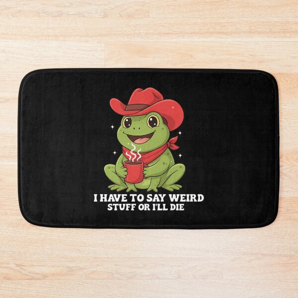 Item preview, Frog Humor 90s Silly Funny Vintage Style Quote designed and sold by JackyEstera.
