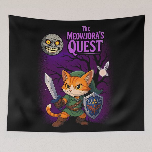 Item preview, The Meowjora's Quest / Fanart designed and sold by DarrenAshenOne.