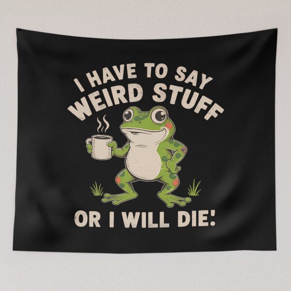 Item preview, Quote Funny Frog Silly Style Humor Vintage 90s designed and sold by JackyEstera.