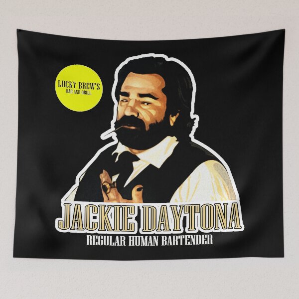 Item preview, Lucky Brew's Bar And Grill Jackie Daytona Regular Human Bartender  designed and sold by nadialanders.