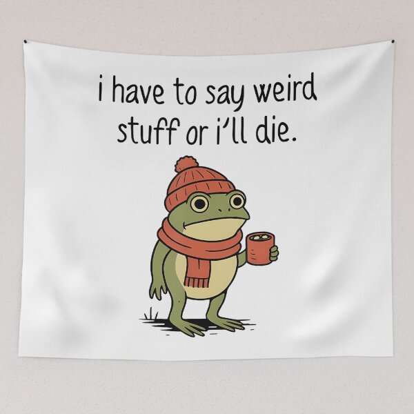 Item preview, Style Quote Vintage 90s Funny Frog Humor Silly designed and sold by JackyEstera.