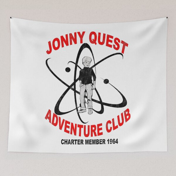 Item preview, Jonny Quest Adventure Club 1964 - Weathered Sticker designed and sold by geltorrange.