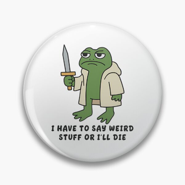 Item preview, Style 90s Humor Vintage Silly Funny Frog Quote designed and sold by JackyEstera.