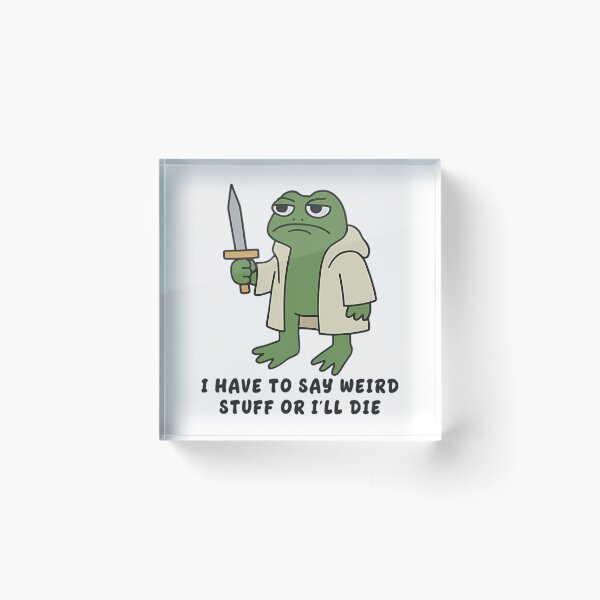 Item preview, Style 90s Humor Vintage Silly Funny Frog Quote designed and sold by JackyEstera.