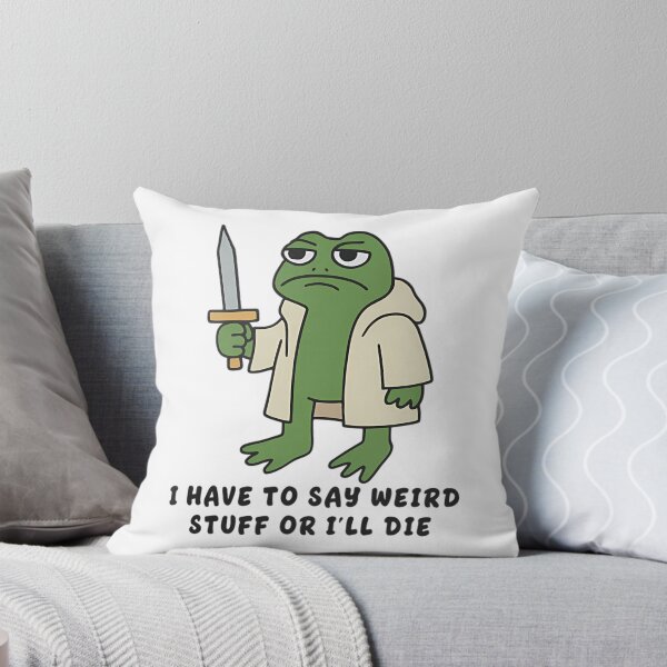 Item preview, Style 90s Humor Vintage Silly Funny Frog Quote designed and sold by JackyEstera.