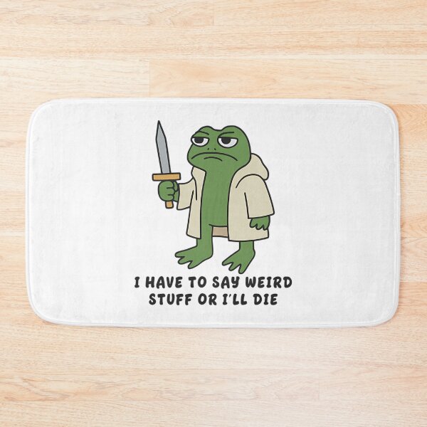 Item preview, Style 90s Humor Vintage Silly Funny Frog Quote designed and sold by JackyEstera.