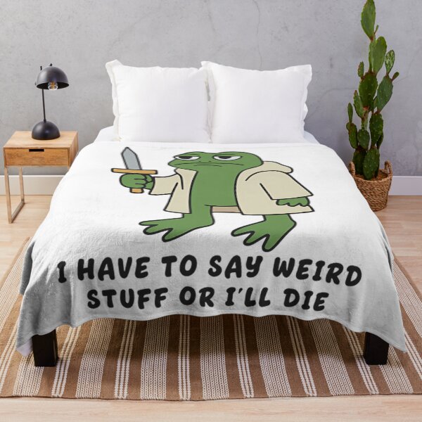 Item preview, Style 90s Humor Vintage Silly Funny Frog Quote designed and sold by JackyEstera.