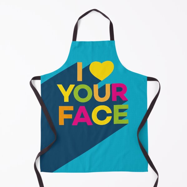 Item preview, I Love Your Face — Colourful Graphic Print designed and sold by INNIT ART.