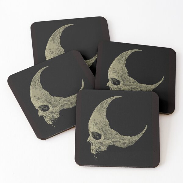 Item preview, Dark Skull Moon designed and sold by EarthWitchDesigns.