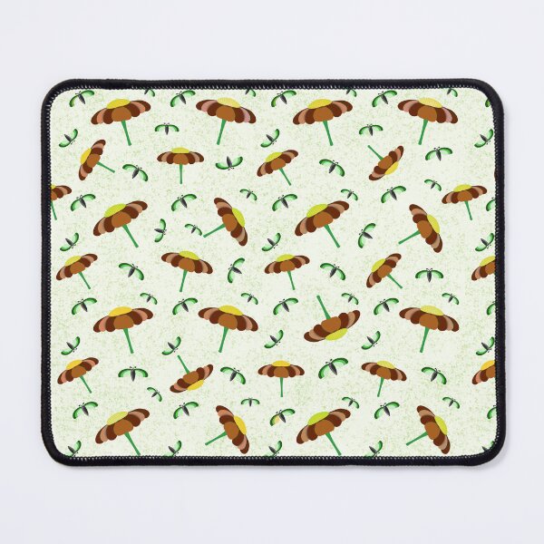 Item preview, Blooming Reddish Brown Flowers with Bees Pattern designed and sold by Preeyanc.