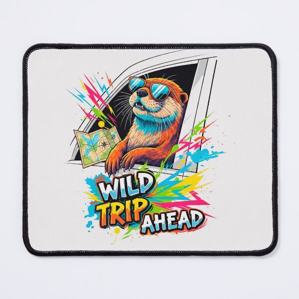 Item preview, Graffiti Pop Art Road Trip Otter designed and sold by SholoStudio.