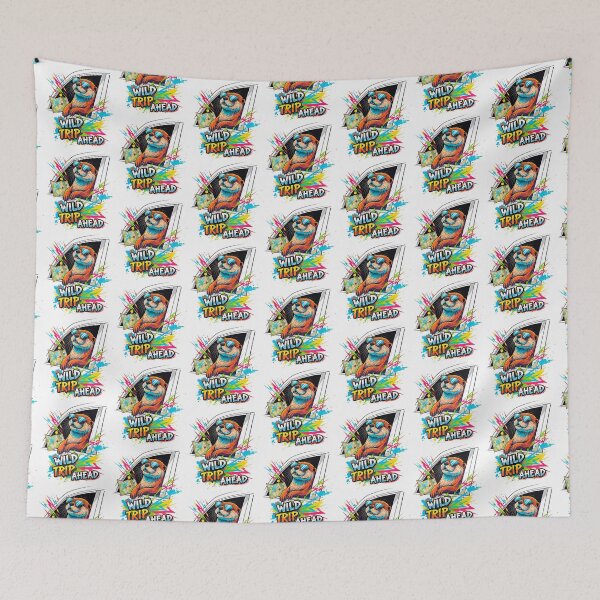Item preview, Graffiti Pop Art Road Trip Otter designed and sold by SholoStudio.
