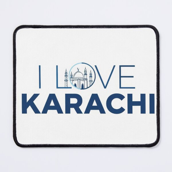 Item preview, I LOVE KARACHI Design designed and sold by VerizalShop.