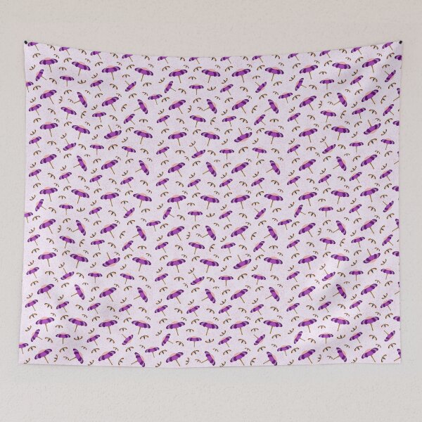 Item preview, Blooming Purple Lavender Flowers with Bees Pattern designed and sold by Preeyanc.