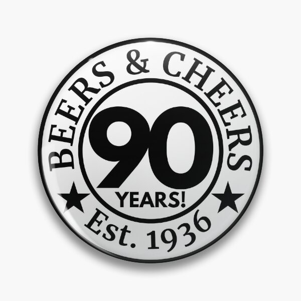 Item preview, Beers and Cheers 90 1936 | 90th Birthday Celebration | Vintage Anniversary designed and sold by highflycrafts.