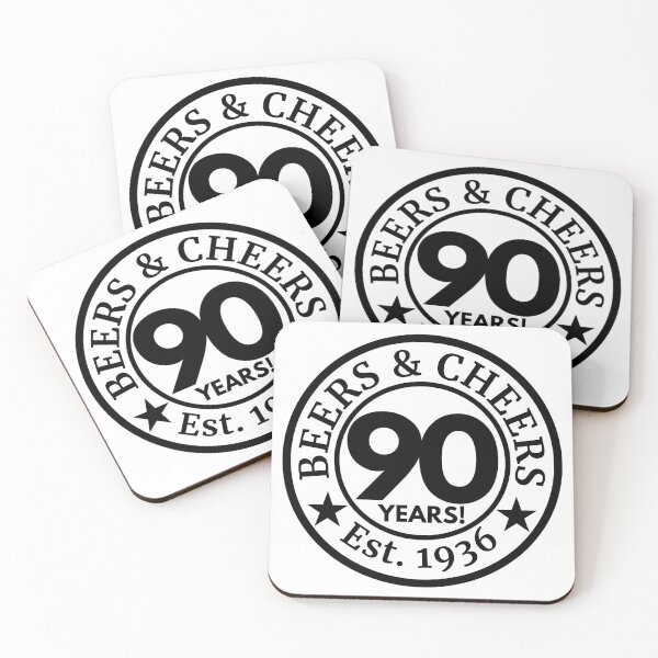 Item preview, Beers and Cheers 90 1936 | 90th Birthday Celebration | Vintage Anniversary designed and sold by highflycrafts.