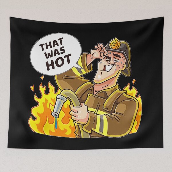 Item preview, Jhonny Sins -That Was Hot, Firefighter, 2022  designed and sold by xivaresma.