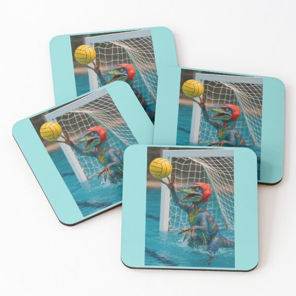 Item preview, Velociraptor Water Polo Goalie designed and sold by Tridentulus.