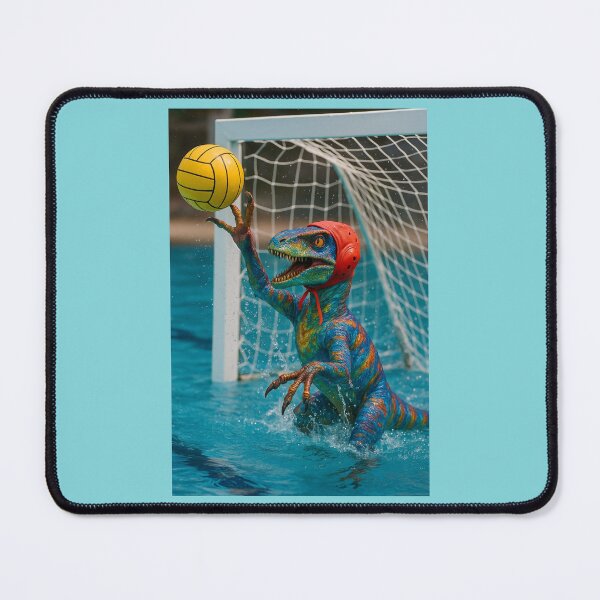 Item preview, Velociraptor Water Polo Goalie designed and sold by Tridentulus.