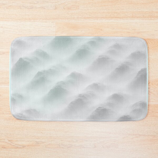 Item preview, Ethereal Foggy Landscape: A Soft Minimalist Cloud Pattern designed and sold by RudArtAI.