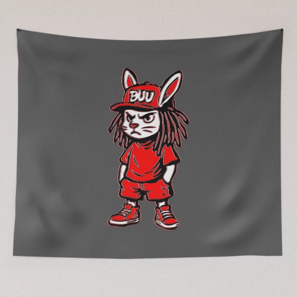 Item preview, Urban Hip Hop Bunny Attitude Design designed and sold by 4rpixs.