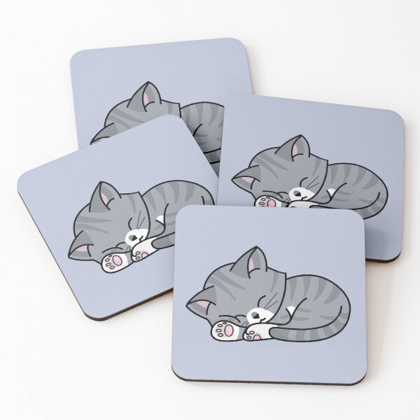 Item preview, Grey Tabby Cat (light) - Sleeping designed and sold by missnisa.