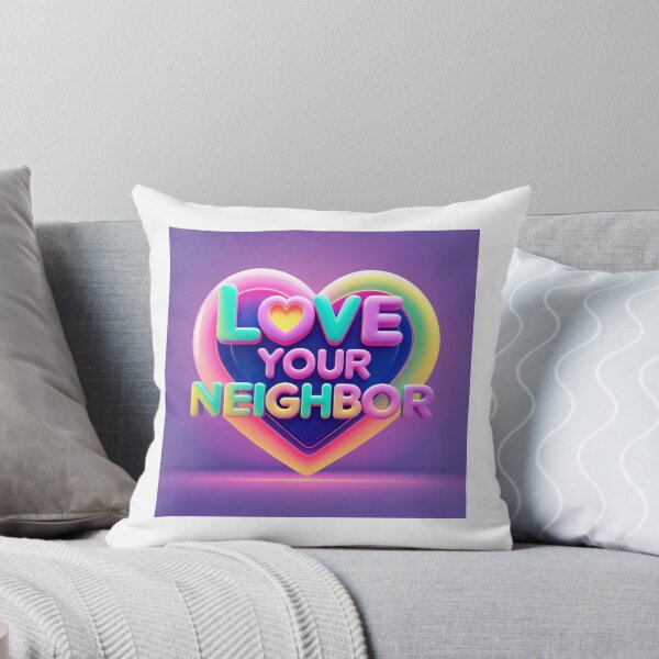 Item preview, Colorful Love your neighbor designed and sold by Heavens Light.