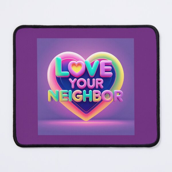 Item preview, Colorful Love your neighbor designed and sold by Heavens Light.