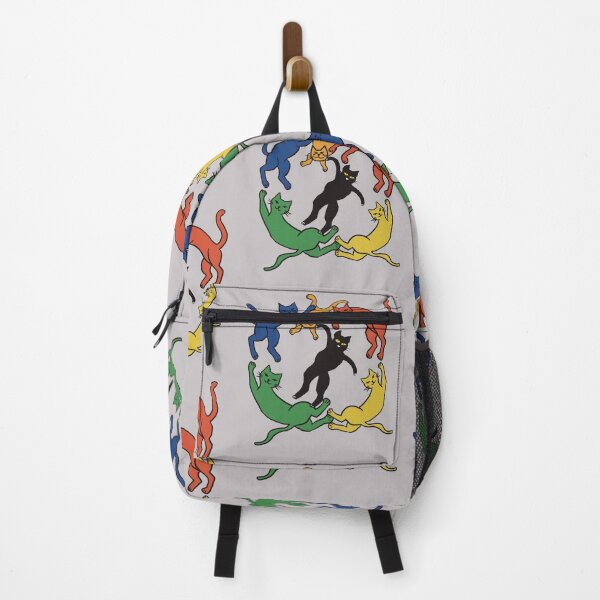 Item preview, Dancing cats matisse- french artist inspired fluid and colourful art designed and sold by Tanuja  Sharma.