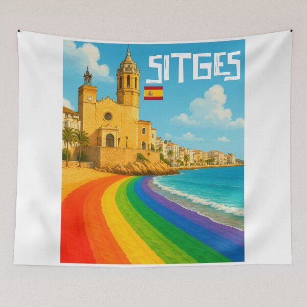 Item preview, Sitges Spain Gay Pride designed and sold by JETSETPRIDE.