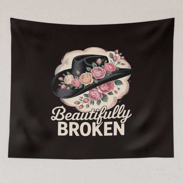 Item preview, Beautifully Broken Valentine Country Girls Rose Cowgirl Hat designed and sold by Idarmotar.
