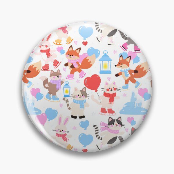 Item preview, Valentine Ice Skating Night Seamless designed and sold by KJackArtwork.