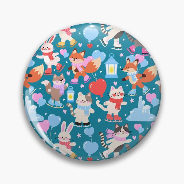 Item preview, Valentine Ice Skating Night Seamless designed and sold by KJackArtwork.