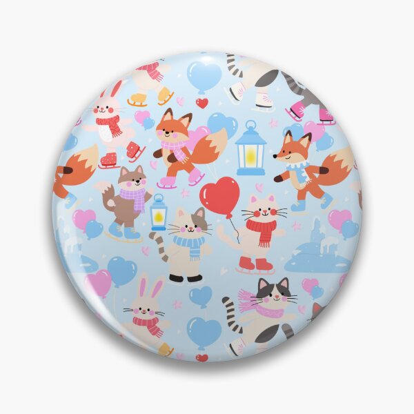 Item preview, Valentine Ice Skating Night Seamless designed and sold by KJackArtwork.