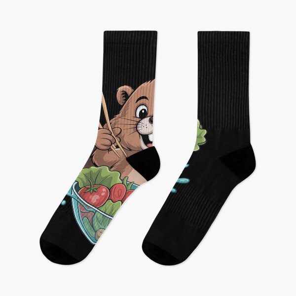 Item preview, Beaver Holds Vegetables Fun Colorful Animal Beaver designed and sold by Idarmotar.