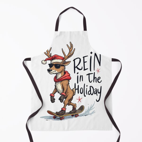 Artikelvorschau, Rein In The Holiday – Skater Reindeer Christmas entworfen und verkauft von Chicmorph.