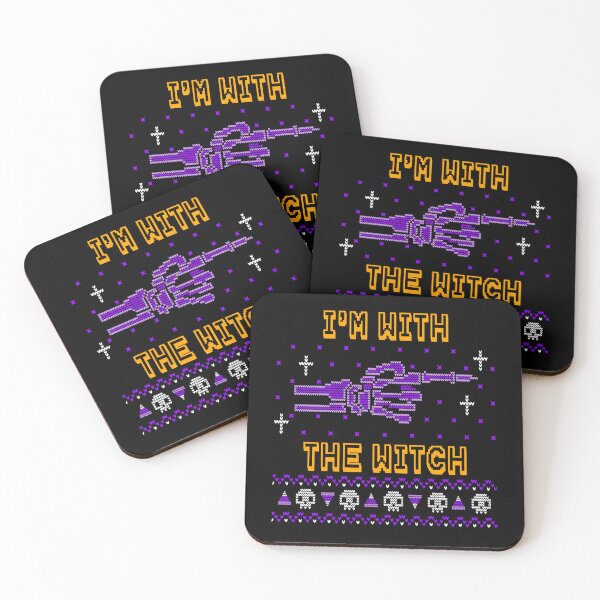 Item preview, I'm With The Witch Halloween designed and sold by TheGeekyGiraffe.